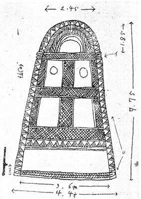 銅鐸の実測図