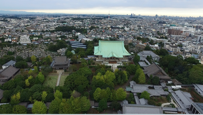 總持寺空撮写真