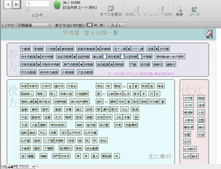 役職一覧サンプル