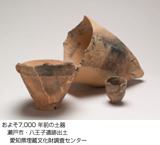 およそ7,000年前の土器