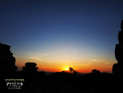 プノン・バケーンの夕景