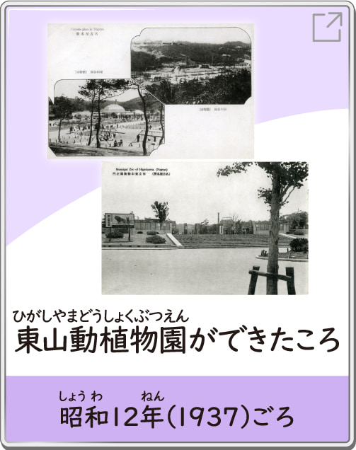 東山動植物園ができたころ　昭和12年（1937）ごろ