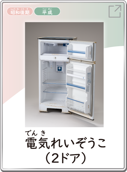 電気れいぞうこ（2ドア）